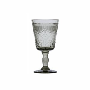 Debutante Smoke Gray Water Glass